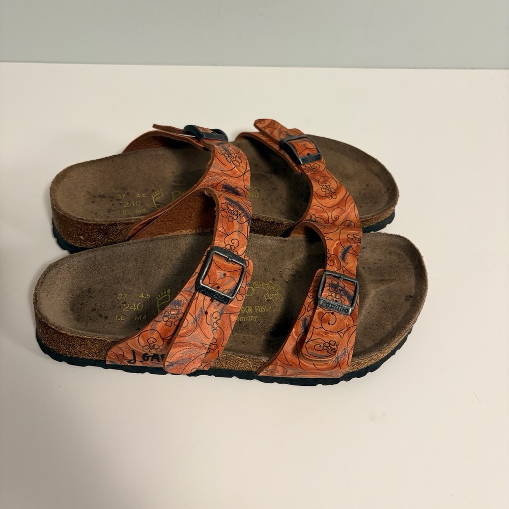 Papillio Birkenstock Rare Jerry Garcia Grateful Dead Women's Sandals US SZ 37